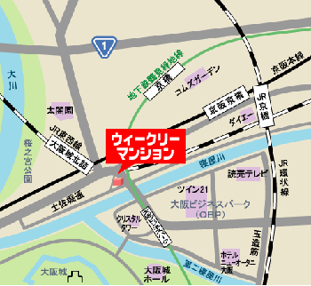 ALIVE WEEKLY　京橋近隣マップ